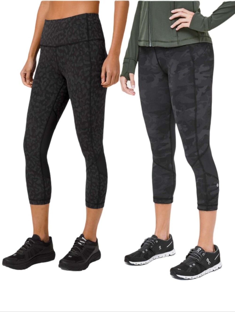 2 Pair - Lulu Pace Rival Camo Crops - Size 4